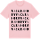 Pink Cotton t-shirt med Vackrahorv ordlek t-shirt