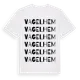White t-shirt med Vagelhem ordlek t-shirt