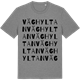 Mid Heather Gray t-shirt med Väghyltan ordlek t-shirt