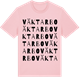 Pink Cotton t-shirt med Väktarbo ordlek t-shirt