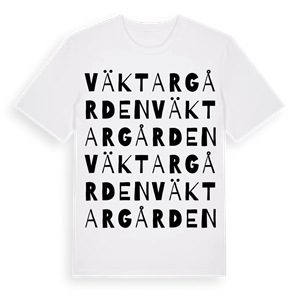 Väktargården ordlek t-shirt – ekologisk bomull t-shirt från Pinshirt