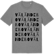 Mid Heather Gray t-shirt med Väländebo ordlek t-shirt