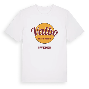 Valbo cirkel t-shirt – ekologisk bomull t-shirt från Pinshirt