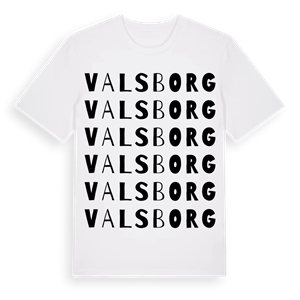 Valsborg ordlek t-shirt – ekologisk bomull t-shirt från Pinshirt