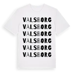 Valsborg ordlek t-shirt – ekologisk bomull t-shirt från Pinshirt