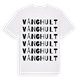 Vånghult ordlek t-shirt