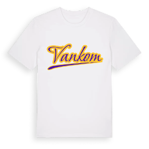 Vankom baseball t-shirt – ekologisk bomull t-shirt från Pinshirt