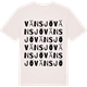 Vintage White t-shirt med Vänsjö ordlek t-shirt