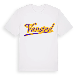 Vanstad baseball t-shirt – ekologisk bomull t-shirt från Pinshirt
