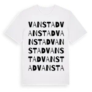 Vanstad ordlek t-shirt – ekologisk bomull t-shirt från Pinshirt