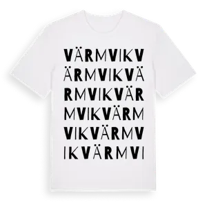 Värmvik ordlek t-shirt – ekologisk bomull t-shirt från Pinshirt