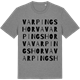 Mid Heather Gray t-shirt med Varpingshorva ordlek t-shirt