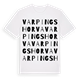 Varpingshorva ordlek t-shirt