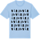 Blue Soul t-shirt med Vårum ordlek t-shirt