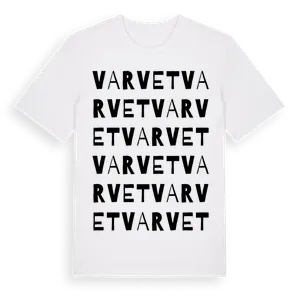 Varvet ordlek t-shirt – ekologisk bomull t-shirt från Pinshirt
