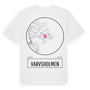 Varvsholmen t-shirt – ekologisk bomull t-shirt från Pinshirt