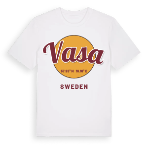 Vasa cirkel t-shirt – ekologisk bomull t-shirt från Pinshirt