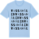 Blue Soul t-shirt med Vassamålen ordlek t-shirt
