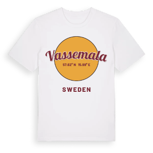 Vassemala cirkel t-shirt – ekologisk bomull t-shirt från Pinshirt