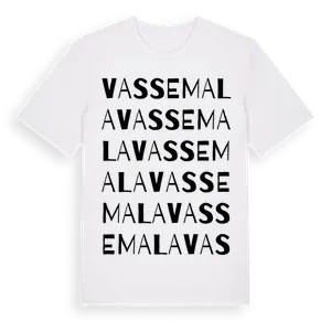 Vassemala ordlek t-shirt – ekologisk bomull t-shirt från Pinshirt