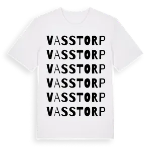 Vasstorp ordlek t-shirt – ekologisk bomull t-shirt från Pinshirt