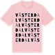 Pink Cotton t-shirt med Västerdal ordlek t-shirt