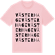 Pink Cotton t-shirt med Västerhage ordlek t-shirt