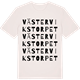 Vintage White t-shirt med Västervikstorpet ordlek t-shirt