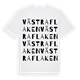 Västra Flaken ordlek t-shirt