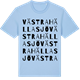 Blue Soul t-shirt med Västra Hällasjö ordlek t-shirt