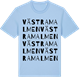 Blue Soul t-shirt med Västra malmen ordlek t-shirt