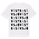 White t-shirt med Västra Sävsjö ordlek t-shirt