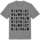 Mid Heather Gray t-shirt med Västra Sävsjö ordlek t-shirt