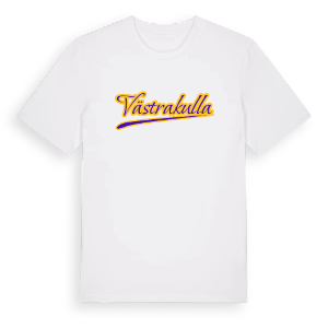 Västrakulla baseball t-shirt – ekologisk bomull t-shirt från Pinshirt