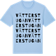 Blue Soul t-shirt med Vätterstugan ordlek t-shirt