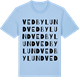 Blue Soul t-shirt med Vedbylund ordlek t-shirt