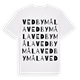 Vedbymåla ordlek t-shirt