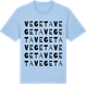 Blue Soul t-shirt med Vegeta ordlek t-shirt