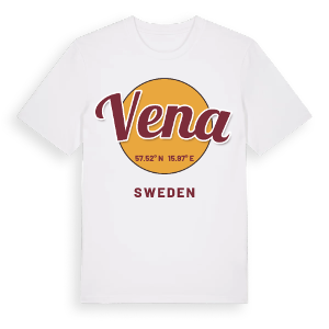 Vena cirkel t-shirt – ekologisk bomull t-shirt från Pinshirt