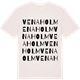 Vintage White t-shirt med Venaholm ordlek t-shirt