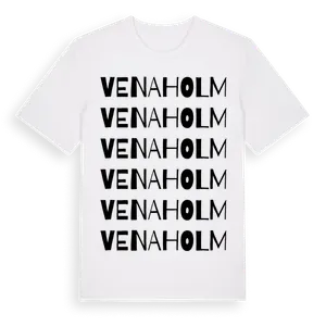 Venaholm ordlek t-shirt – ekologisk bomull t-shirt från Pinshirt