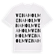 White t-shirt med Venaholm ordlek t-shirt