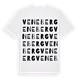 White t-shirt med Veneberg ordlek t-shirt