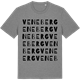 Mid Heather Gray t-shirt med Veneberg ordlek t-shirt