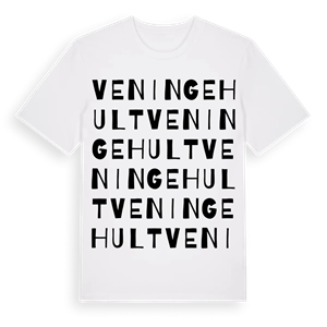 Veningehult ordlek t-shirt – ekologisk bomull t-shirt från Pinshirt