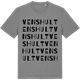 Mid Heather Gray t-shirt med Venshult ordlek t-shirt