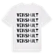 White t-shirt med Venshult ordlek t-shirt