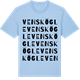 Blue Soul t-shirt med Venskögle ordlek t-shirt