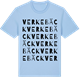 Blue Soul t-shirt med Verkebäck ordlek t-shirt