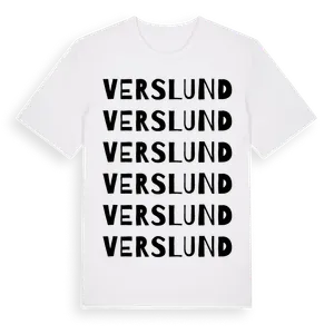 Verslund ordlek t-shirt – ekologisk bomull t-shirt från Pinshirt